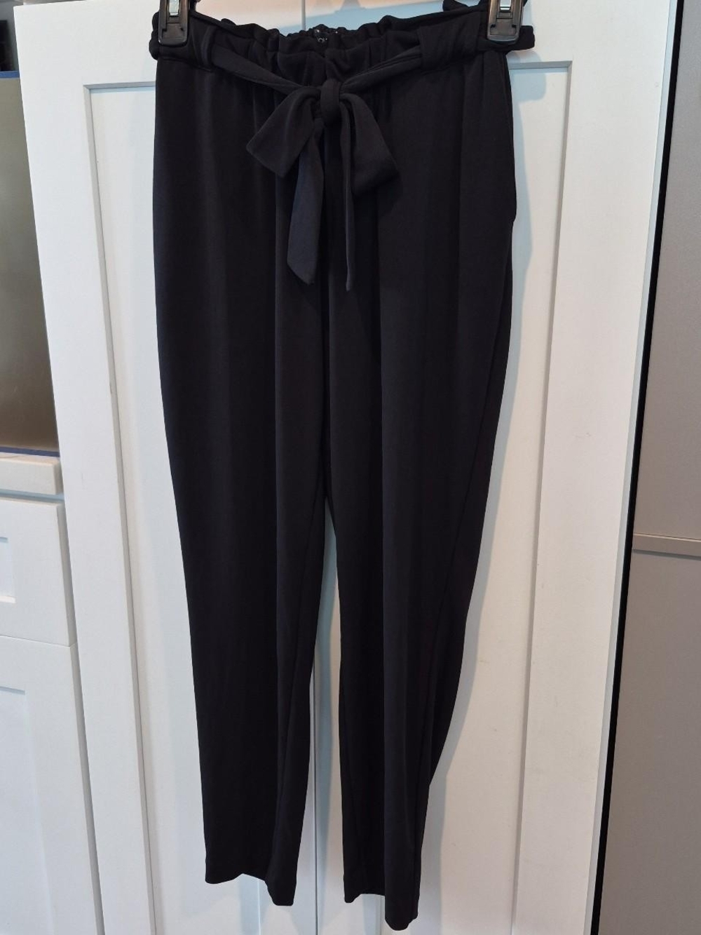 BOLD elements Black Paperbag Waist Tie Trousers BUY1 GET1 FREE